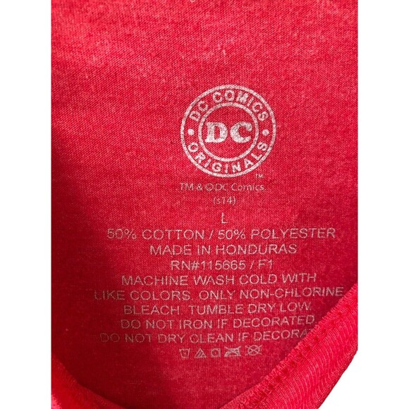 DC Comics Originals Men's The Flash Red Distressed T Shirt Tee Size Large - Picture 4 of 6